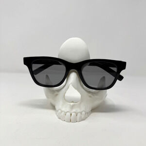 3D Printed Skull Catchall Tray 4.75” – White PLA Desk Organizer High-Res Print